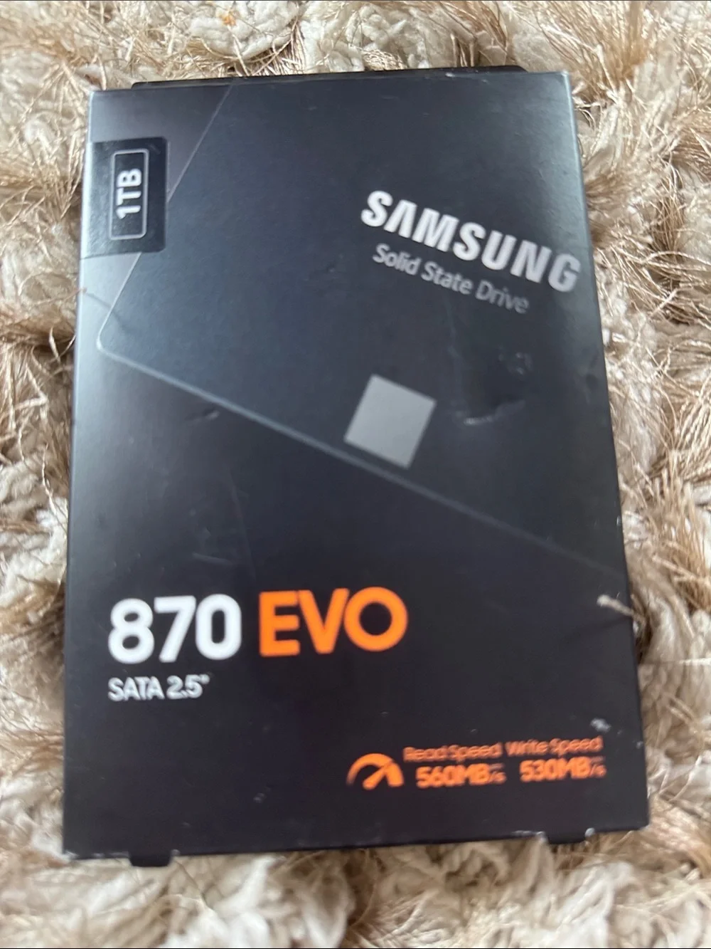 SAMSUNG 870 Evo 1TB 2.5in SATA III Internal Solid State Drive SSD MZ 77E1T0BW